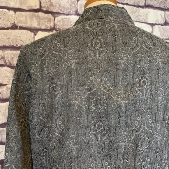 Chico's Size L Jacquard Print Jacket - Picture 10 of 11